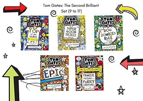 Tom Gates: The Second Brilliant Set (9 to 17) by Liz Pichon