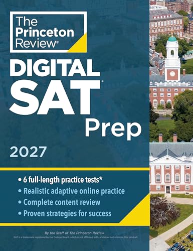 Princeton Review SAT Prep, 2027: 4 Full-Length Practice Tests (2 in Book + 2 Adaptive Tests Online) by The Princeton Review
