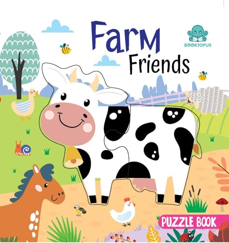 Farm Friends Puzzle Board Book by Booktopus