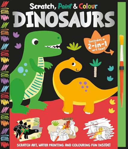 Scratch Paint & Colour-Dinosaurs by Georgie Taylor