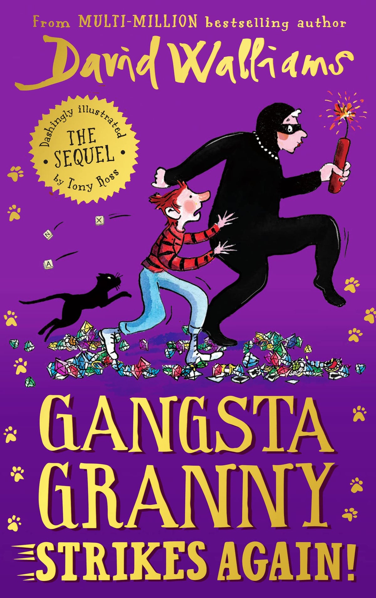 Gangsta Granny Strikes Again] by Illustrated By Tony Ross David Walliams