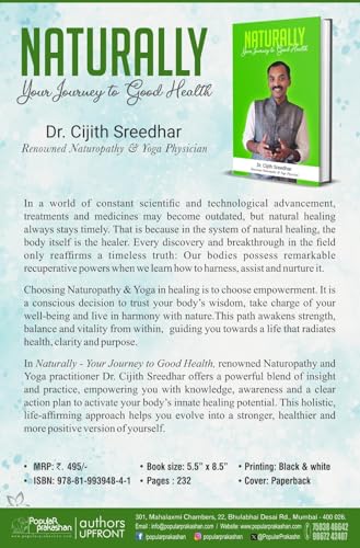 Naturally; Your Journey to Good Health by Dr Cijith Sreedhar